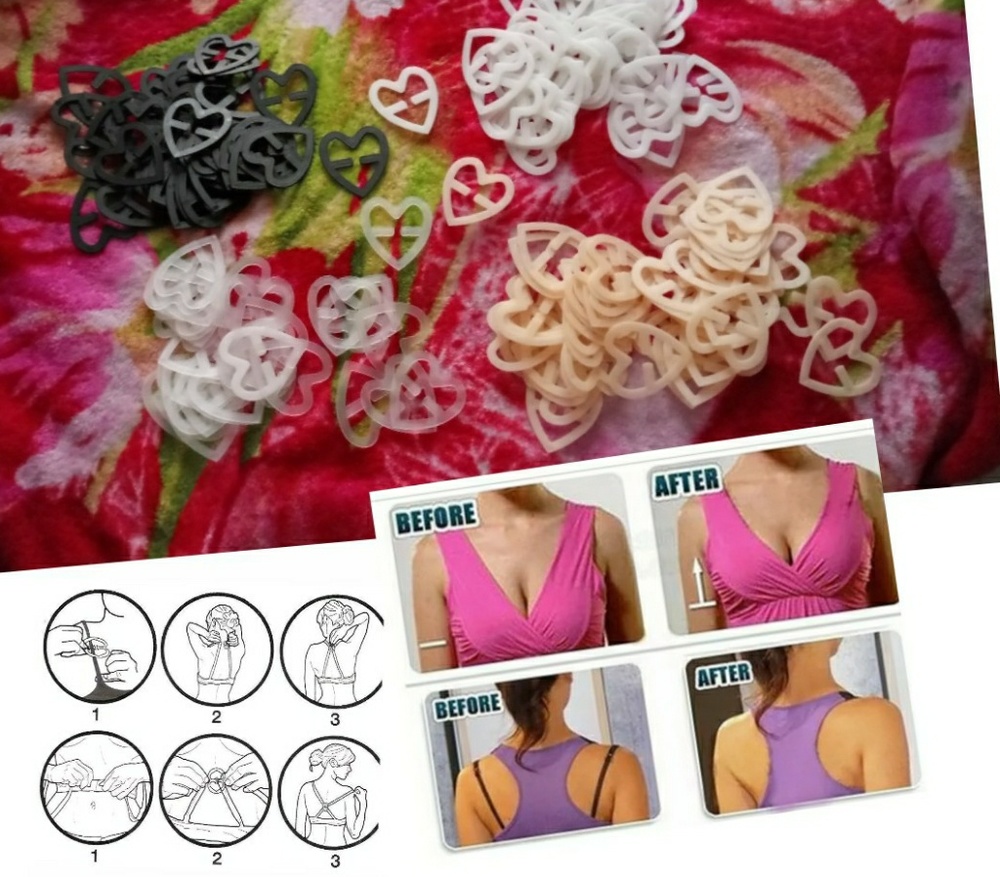 40pcs Breast Shaper Enhancer Bra strap Clip.